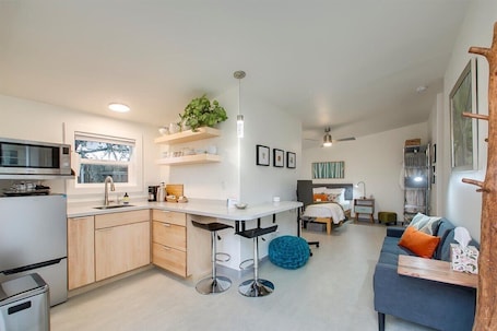 Interior. #HabitueHomes - Green Spot Studio- Dog Friendly!