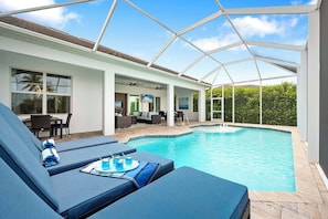 Una piscina climatizada