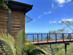 Property grounds - A unique contemporary cabin in the hills of Paramin Trinidad (Paramin Diego Martin Regional Corporation)