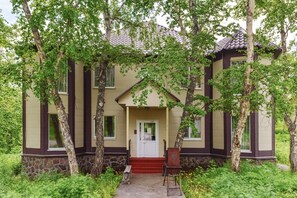 Majoituspaikan julkisivu