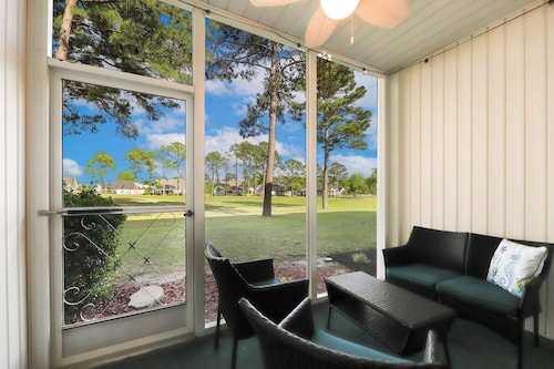 Book your Sea Trail getaway in this ground floor, pet friendly condo