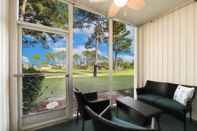 Book your Sea Trail getaway in this ground floor, pet friendly condo