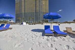 On the beach