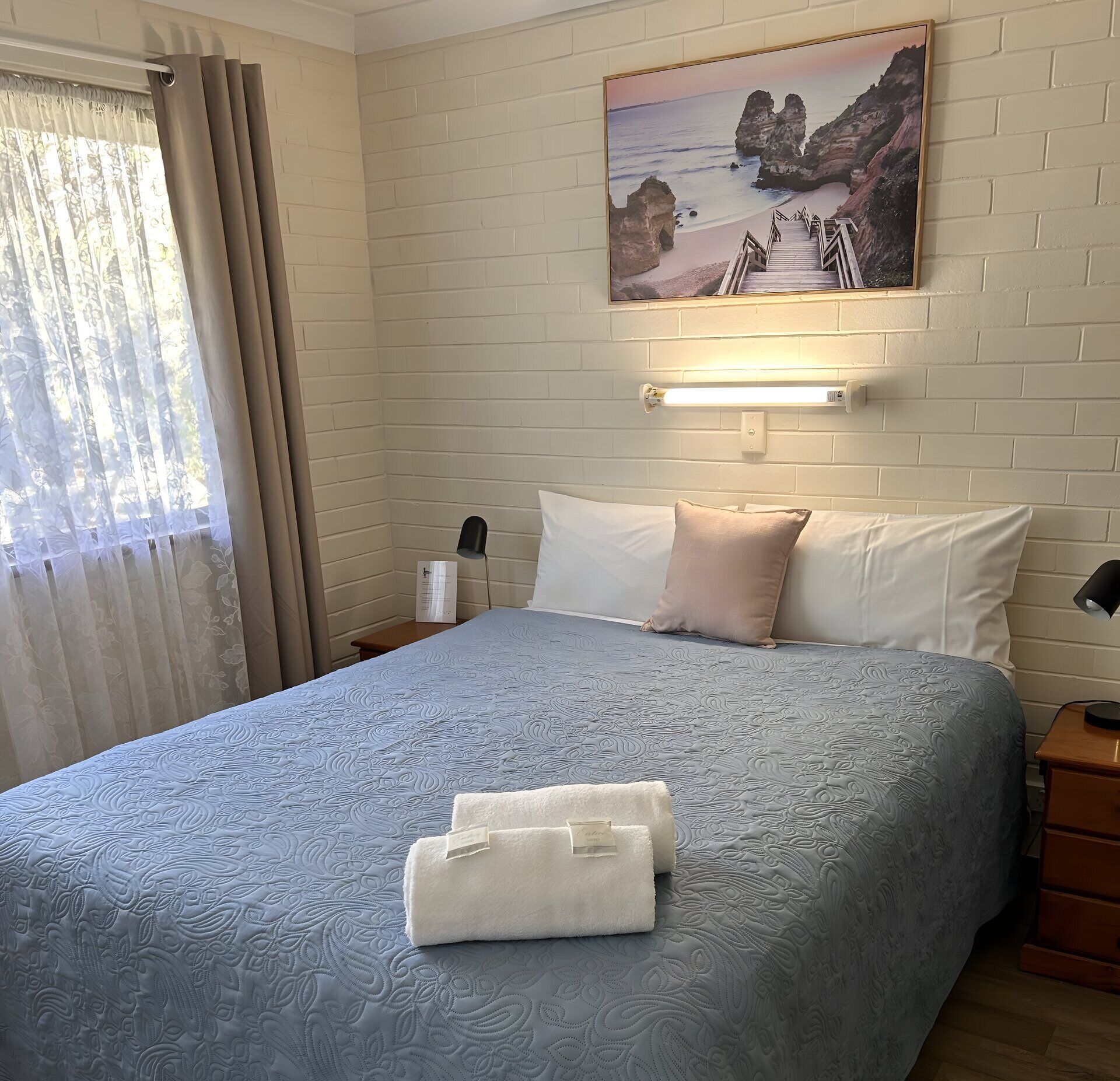 1 bedroom, iron/ironing board, travel crib, WiFi (free)