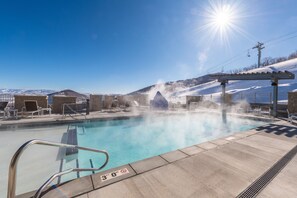Una piscina riscaldata