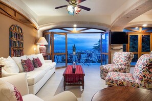 TV - Entire Floor at Luxury Resort: Two 7TH-Floor Penthouses w/ Epic Ocean Views (Puerto Vallarta)
