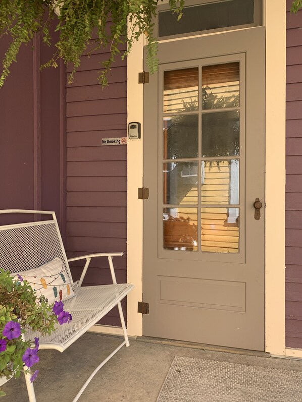 Exterior detail - 1870's Bungalow located in Fountain Square close to all Indy attractions. (Indianapolis)