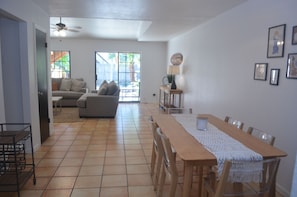 Interior - Bohemian Beach Bungalow walking distance to the beach. (South Padre Island)