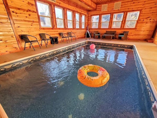Una piscina techada