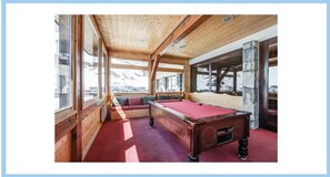 Games room - Tignes Val Claret 2 apartments with swimming pool and panoramic view (Tignes)