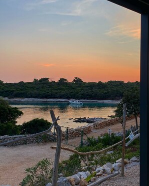 Blick von der Unterkunft