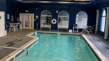 Indoor pool, a heated pool