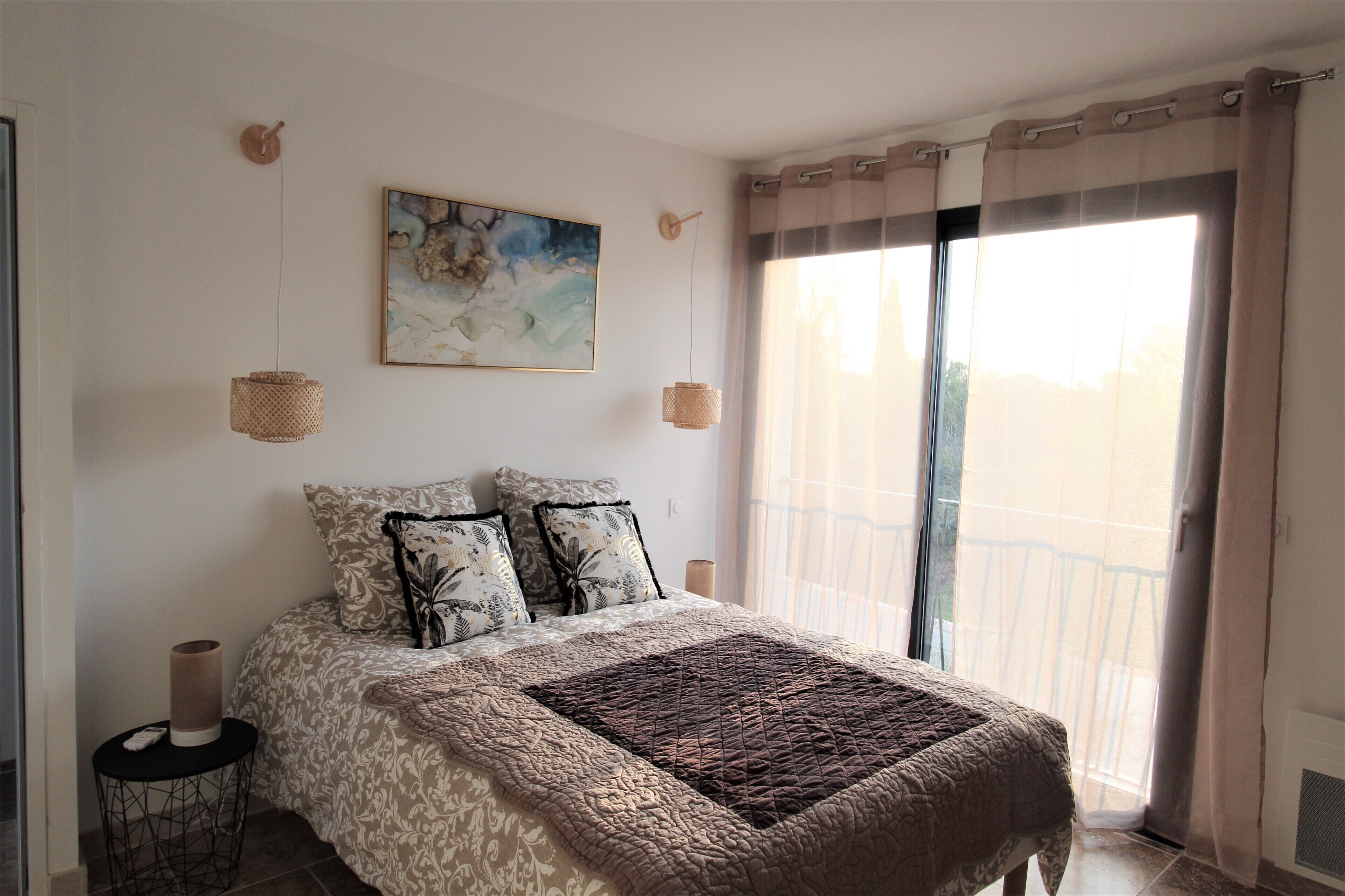 2 chambres, fer et planche à repasser, Wi-Fi gratuit