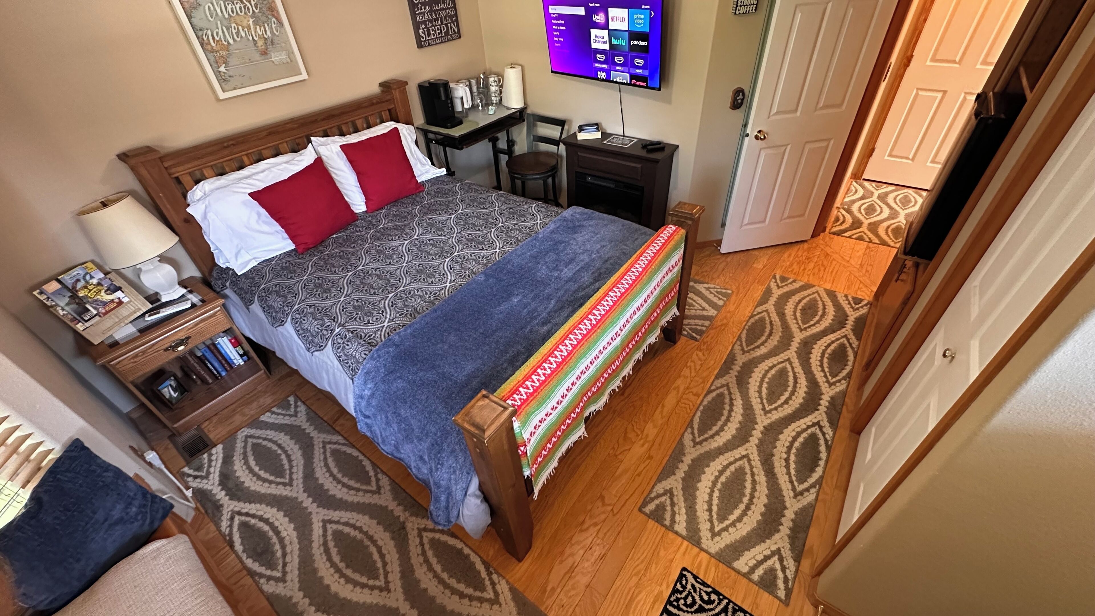 1 bedroom, desk, iron/ironing board, free WiFi