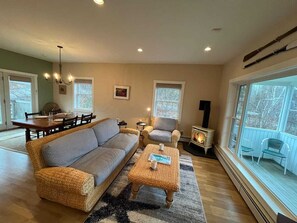 Smart TV, fireplace, books, video library - Waterfront Getaway Near Acadia w/ Spectacular View (Deer Isle)