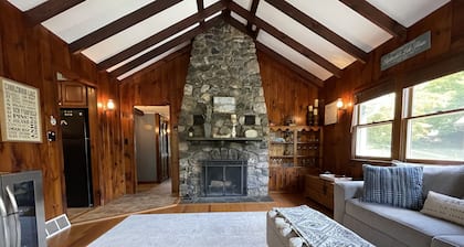 Lakefront Cabin w/Dock, Fire Pit and Private Beach on Quiet Candlewood Lake Cove