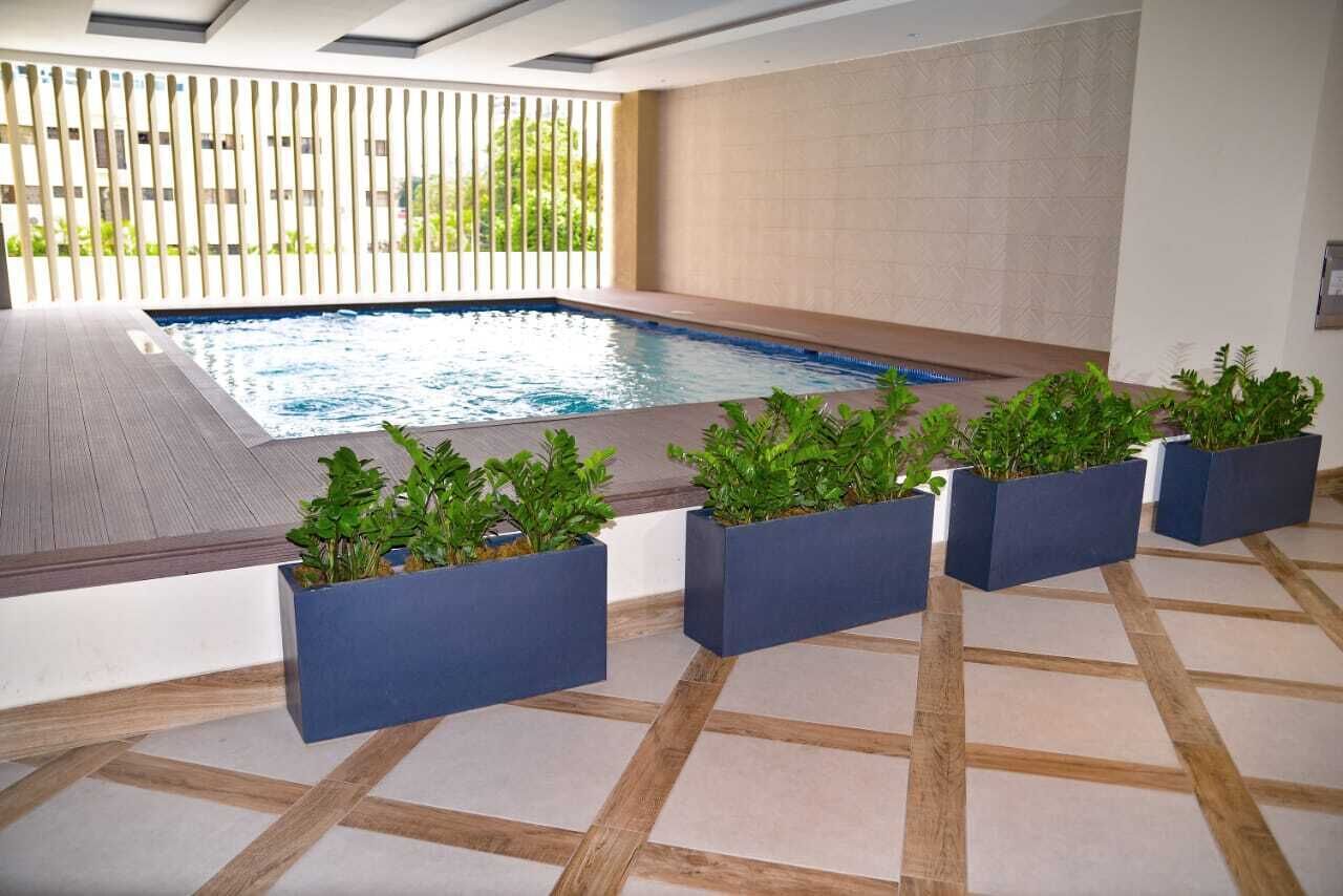 Indoor pool, a heated pool