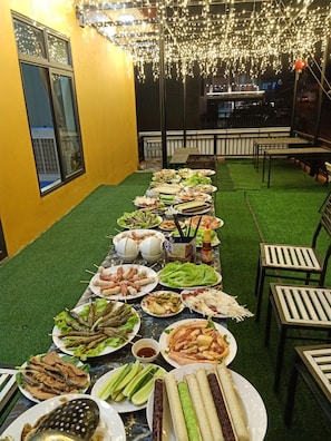 Terrasse sur le toit