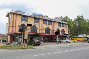 Majoituspaikan julkisivu