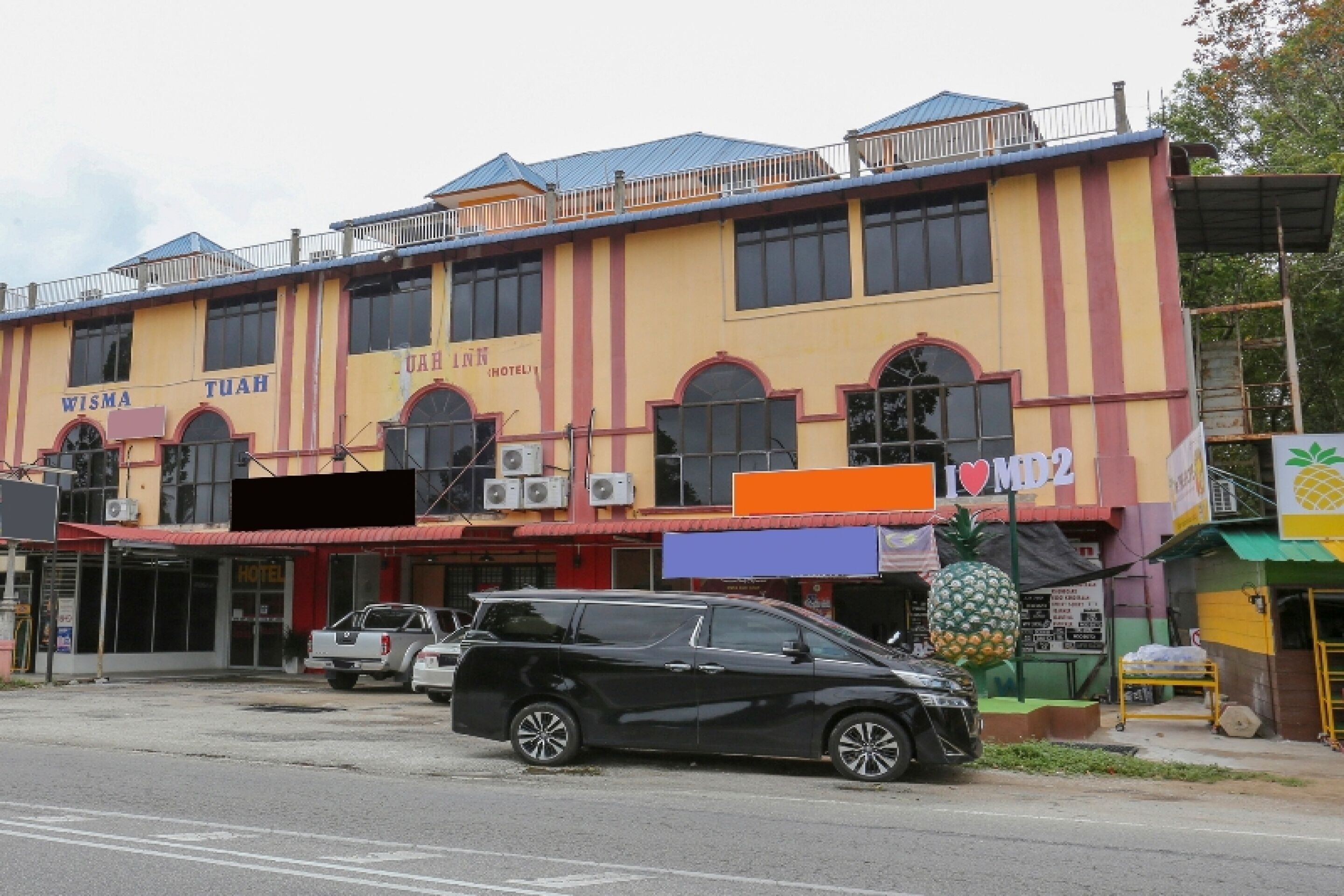 Fassade der Unterkunft