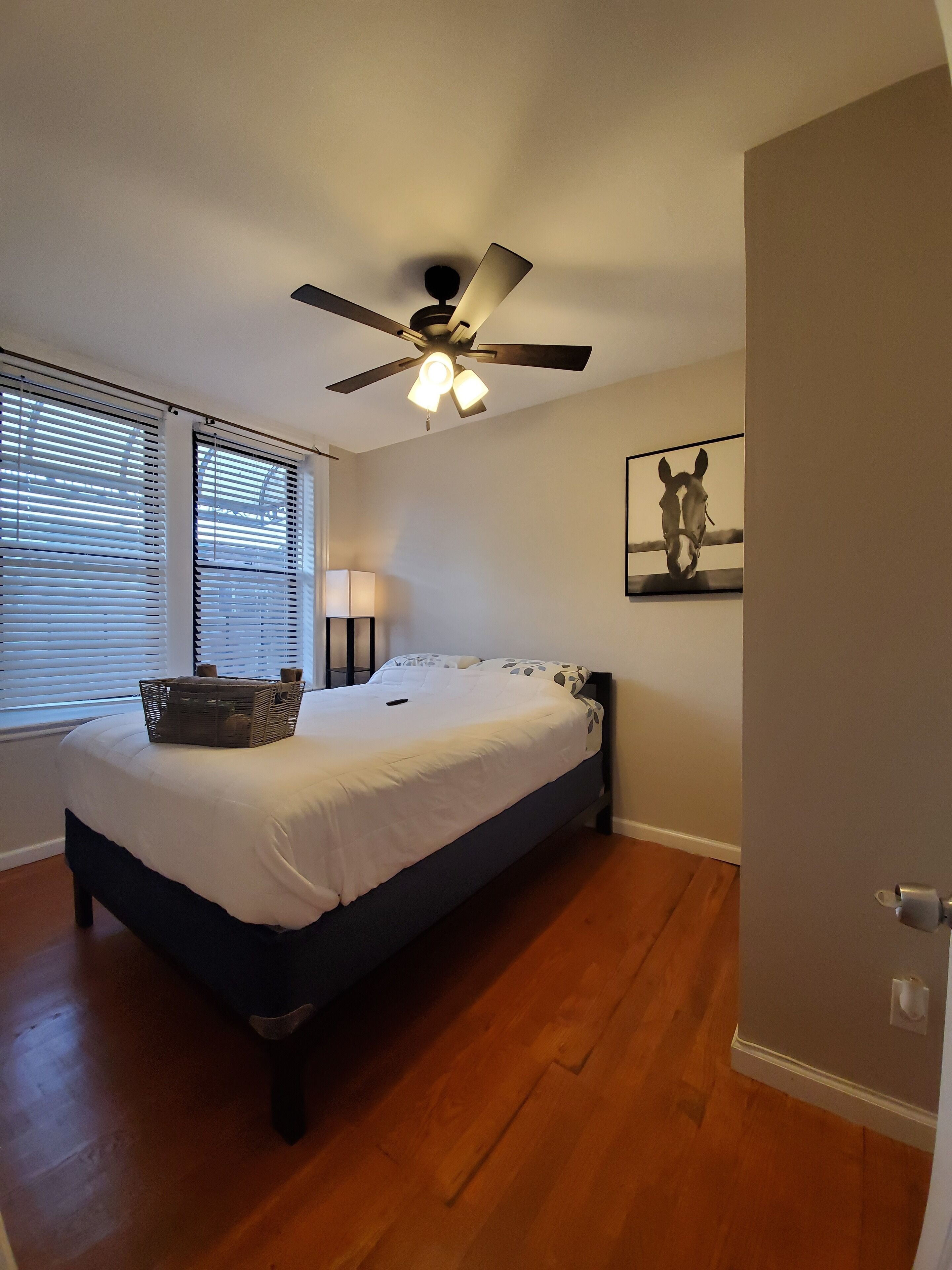 2 bedrooms, iron/ironing board, free WiFi, bed sheets