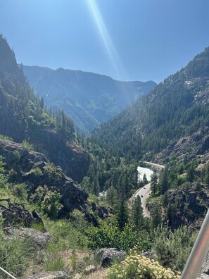 Uitzicht vanuit accommodatie