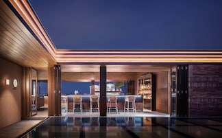 Rooftop bar, alfresco dining, open daily