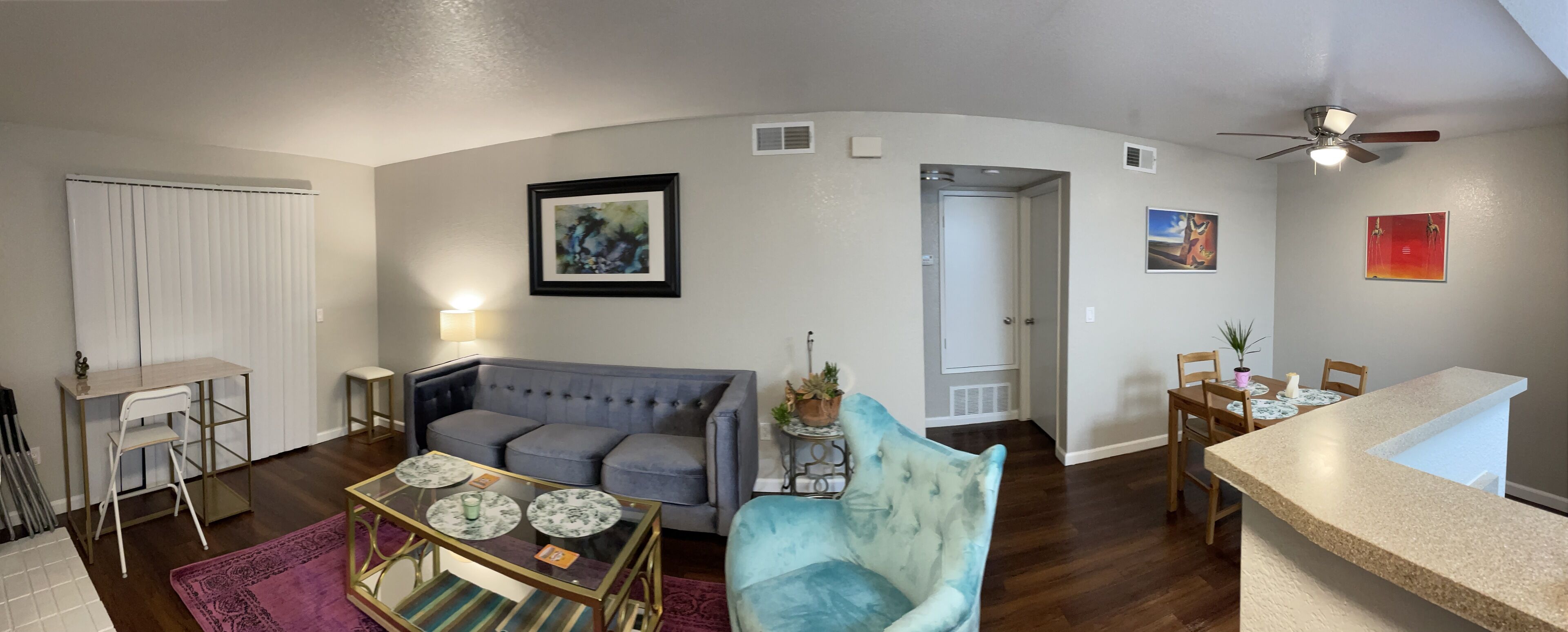 Spacious 1-bedroom apartment with pool and gym