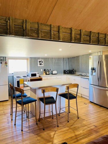 Woolshed converted into 4 bedroom accommodation.