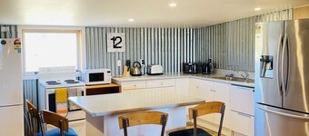 Woolshed converted into 4 bedroom accommodation.