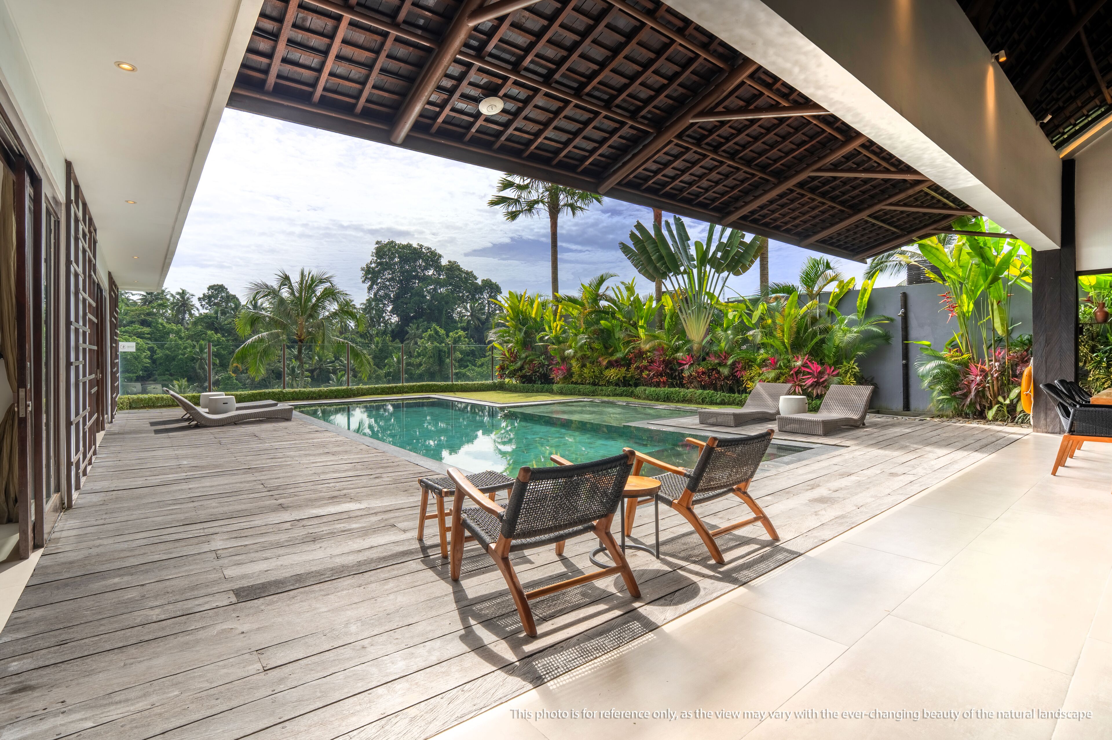 Villa de lujo, 3 habitaciones, piscina privada (Jungle View) | Ropa de cama de alta calidad, colchones con acolchado adicional, minibar