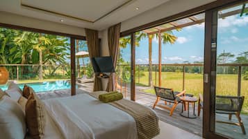 Vila real, 5 quartos, piscina particular (Paddy View) | 2 quartos, roupas de cama premium, camas com colchões pillow-top