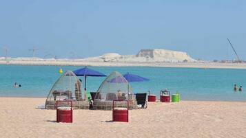 Playa privada, toallas de playa, ski acuático