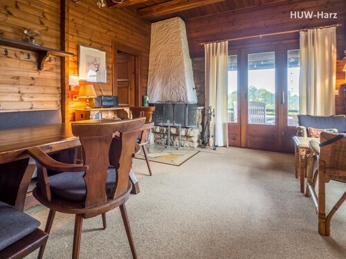 Schönes Ferienhaus in Blockhaus-stil im Südharz