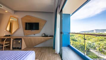 Superior-Doppelzimmer, Meerblick | Terrasse/Patio