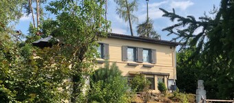 House on the edge of the forest with sauna and view over the Rhine Valley