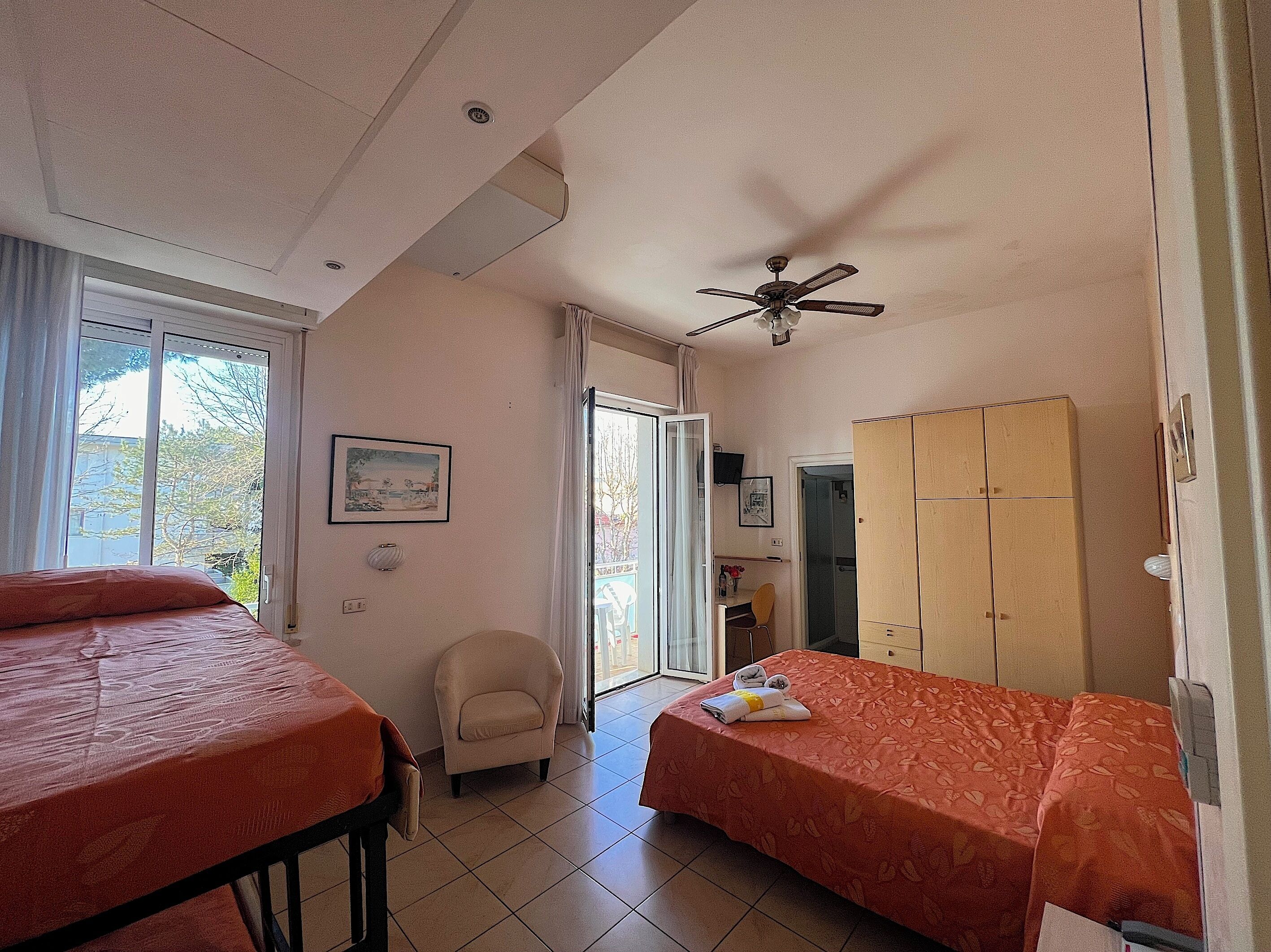 Comfort Quadruple Room, Pool View