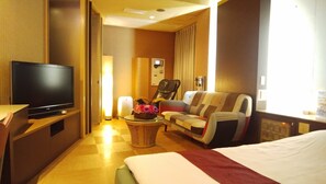 Phòng Deluxe | Bộ đồ giường cao cấp, trang trí khác biệt 