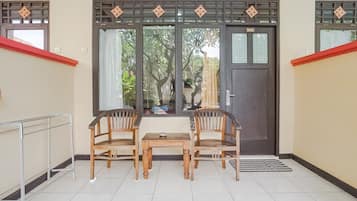 Quarto casal superior | Terraço/pátio