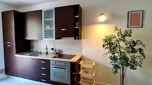Basic Studio | Private kitchen | Fridge, oven, stovetop, coffee/tea maker - Casa il Cielo (Polpenazze del Garda)
