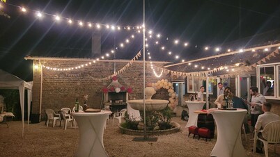 La ferme d'Odette gite and reception room 