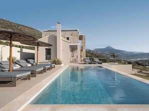 A heated pool - Villa Cielo Free* Heated pool & Stunning Seaview! (Kissamos)