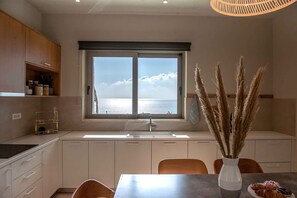 Dining - Villa Cielo Free* Heated pool & Stunning Seaview! (Kissamos)