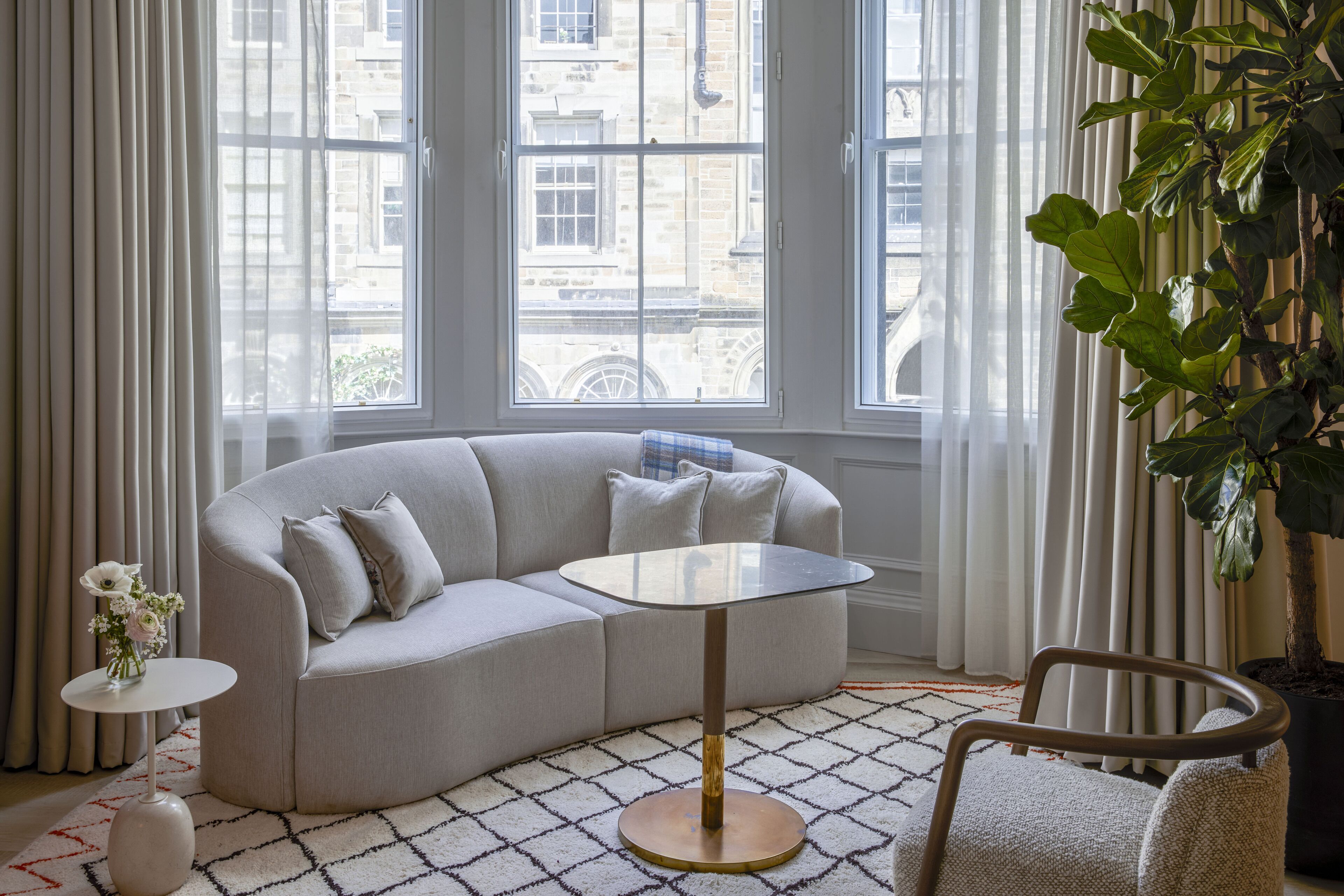 grand chamber junior suite | living area | smart tv