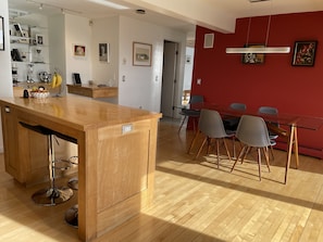 Dining - Spacious home with 3 decks of spectacular views overlooking Provincetown Harbor (Provincetown)