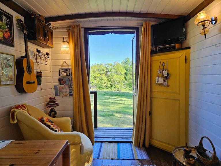 Belle Des Prés" Caravan, Nordic Bath And Shared Pool. - Département Gironde