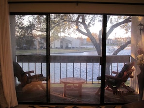 View of the balcony