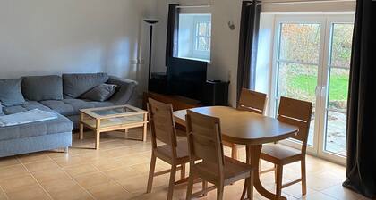 Holiday home in the country with clay plaster walls