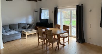 Holiday home in the country with clay plaster walls