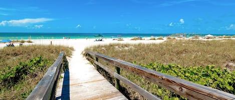 Beach nearby, beach towels